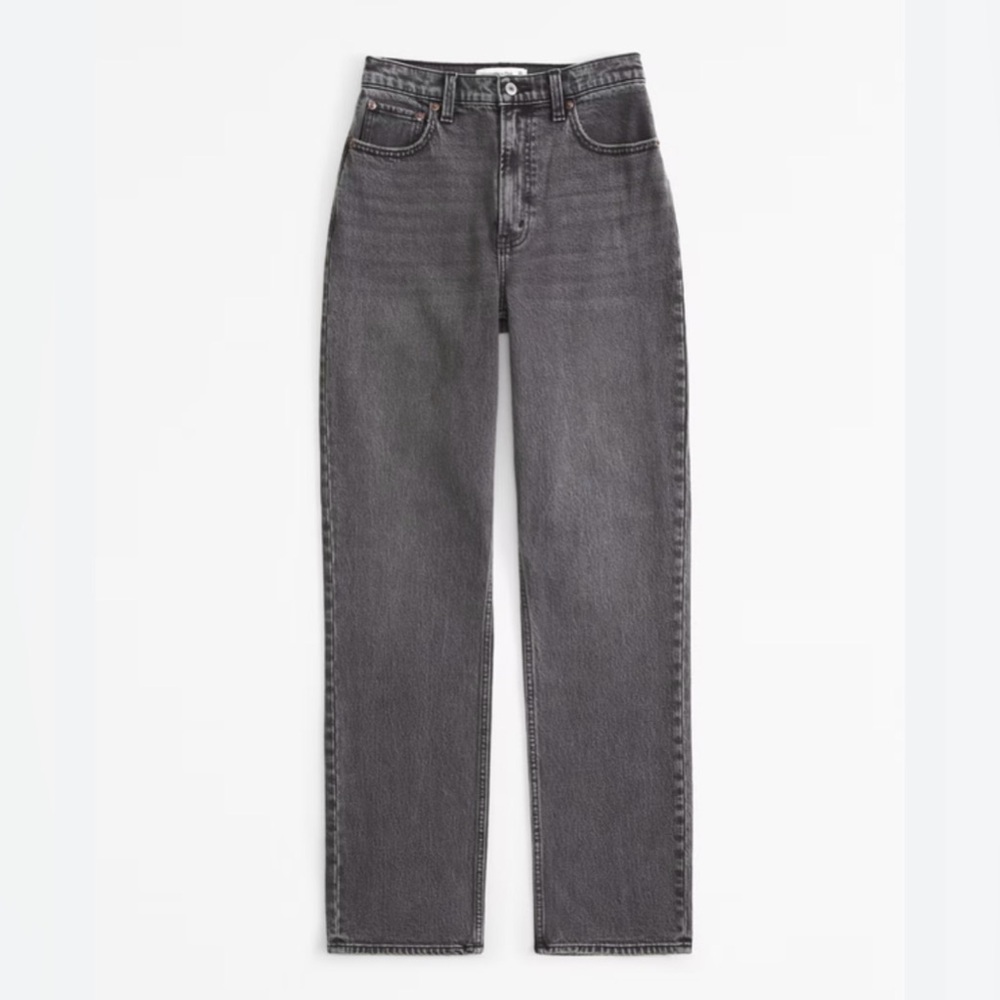 Abercrombie & Fitch The 90s Straight Ultra High Rise‎ Jean | Curve Love | 25/0L
